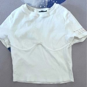 forever 21 white top